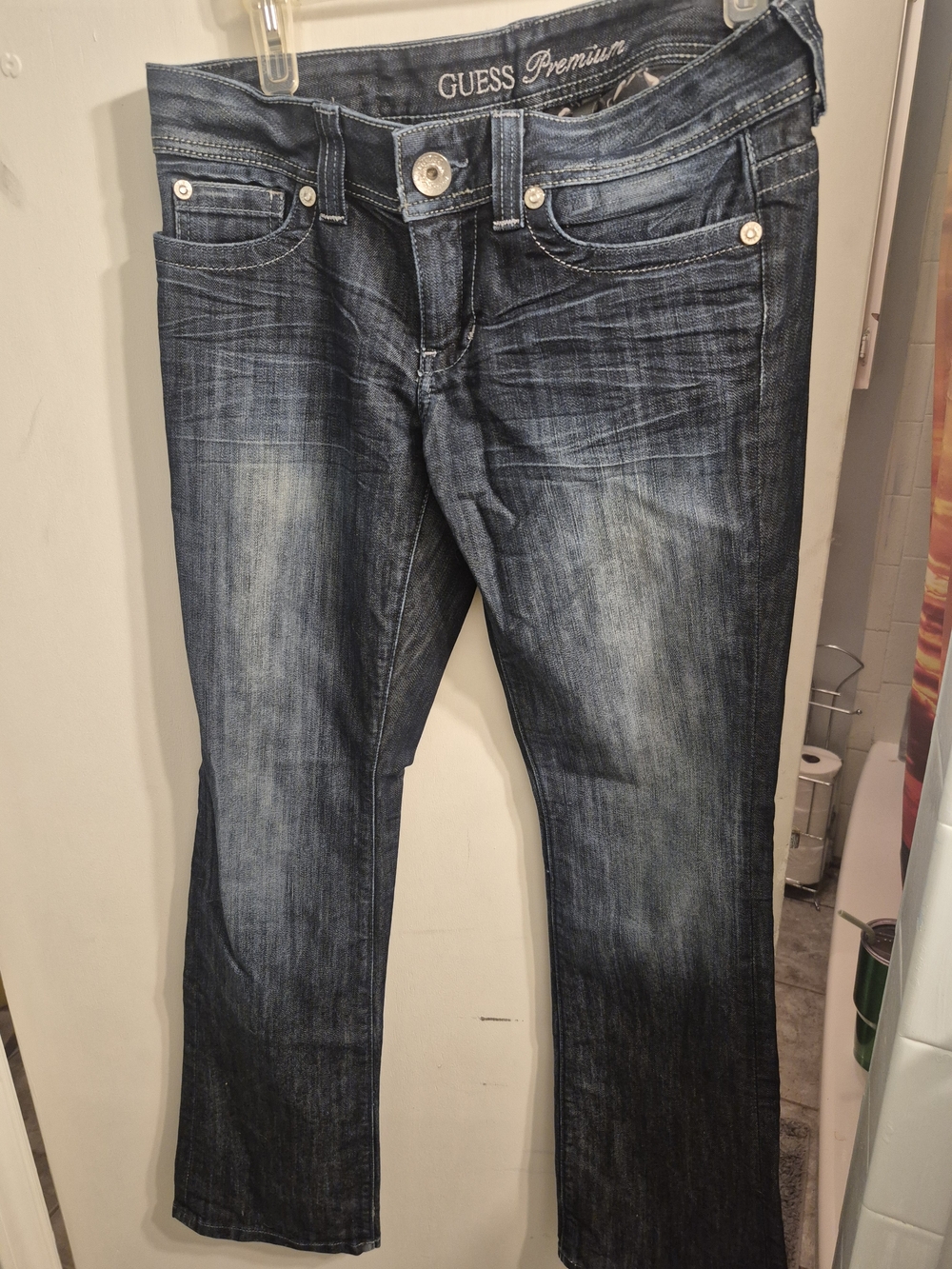 GUESS Premium Women's Dark Blue Boot Cut Jeans